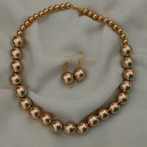 Golden Chunky Pearl set (Free delivery)
