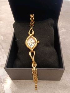 Elegant Gold Tone Titan raga Watch