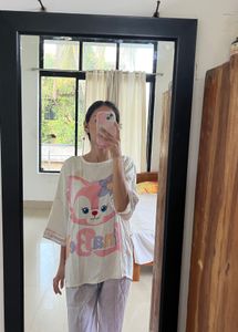 Cute Bunny Pajama Set