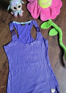 Sparkly Purple Tank Top