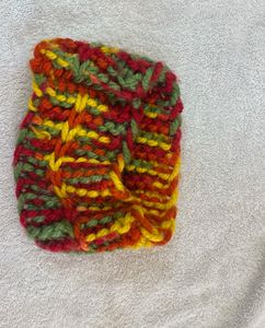 Handmade Knitted head cap scarf