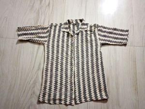 Semi Sheer Casual Shirt