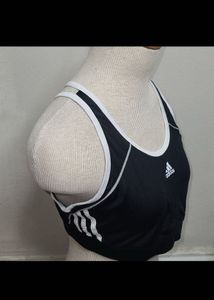 Adidas Climalite Women’s Sports Bra Black &amp; White