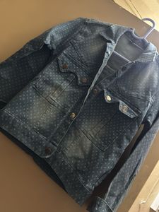 Denim Jacket with Pattern( M TO L Size)
