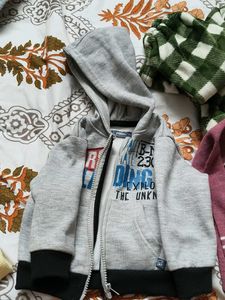 Cozy Knit Cardigan &amp; Fleece Jacket Bundle1to 2yr