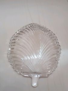 GLASS DECORATIVE BOWL FOR DRY FRUITS AND SPICES