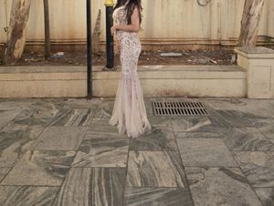 Stunning Sequined Evening Gown