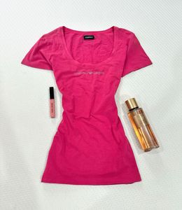 Emporio Armani Embellished Pink Top