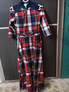Blocked Maxi Dress
