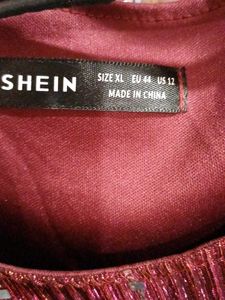 Sparkling Maroon Ethnic Gown