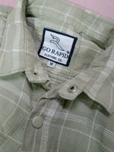 Korean style Plaid Flannel Shirt