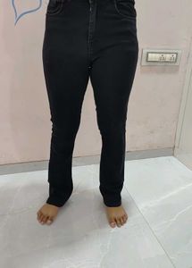 Classic Black Bootcut Jeans