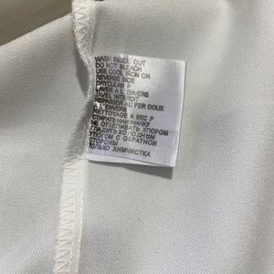Men's Cream Short Sleeve Camp Collar Shirt