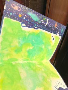 Hand-Painted Cosmic Art 💫🪐Greeting Card