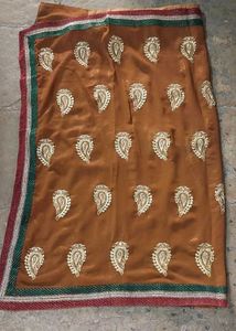 Brown Shimmery Saree