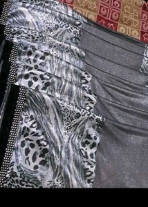 Elegant Animal Print Saree