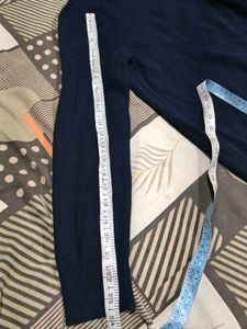 korean japanese vintage Navy Blue Long Sleeve