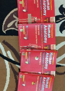 BD Chaurasia's Human Anatomy Books