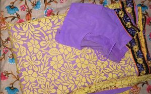 Beautiful saree Choli Set