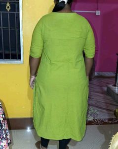 Green Floral Kurti