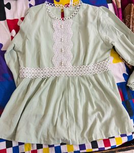 Elegant Light Green Kurta