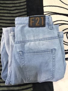 Forever 21 Light Wash Jeans