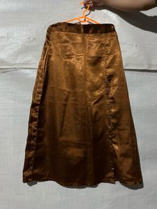 Shimmering Bronze Ethnic Skirt