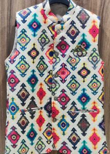 Stylish Patterned Sleeveless Vest