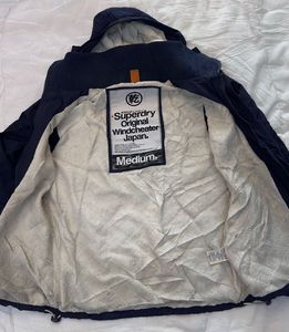 Superdry Navy Hooded Jacket