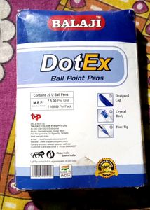 Balaji Dotex Ball Point Pens 40 Point Pens