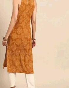 Stylish Mustard Ethnic Kurta