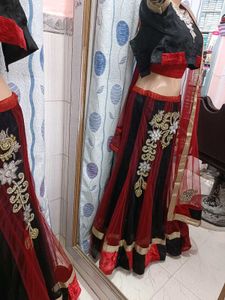 lehenga choli with dupatta for girl