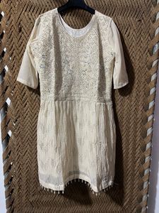 Elegant Cream Sharara Set