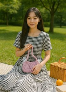 Cute Crochet Bag🎀(pinterest inspired)