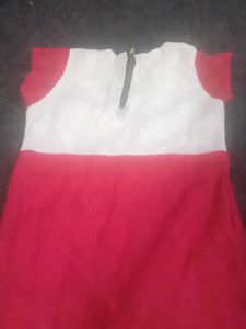 Red and White Baby Dress