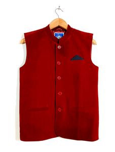 Deep Red Blazer (Boys)