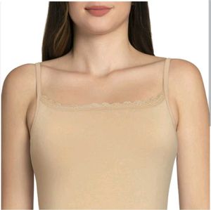 Cream Lace Trim Camisole