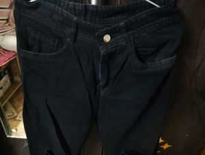 Black Ripped Jeans