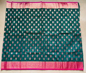 New Elegant Banarasi Saree with blouse piece