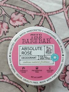 The Bare Bar Absolute Rose Deodorant