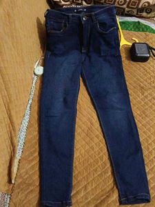 Classic Dark Wash Denim Jeans