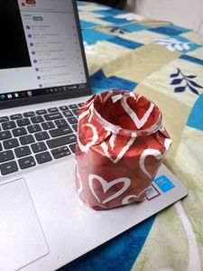 DIY Heart-Patterned Pen Holder