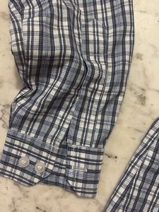 Y2k Korean Plaid Button-Up Shirt