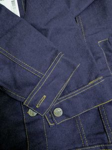 New Navy Blue Denim Jacket