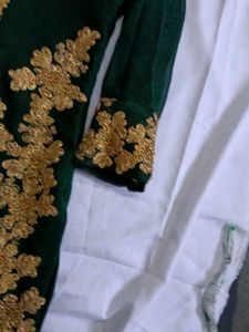 Elegant Green Embroidered Kurta