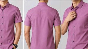 Premium Men's Popcorn Fabric T Shirt, Size L