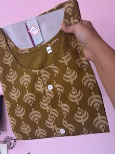Yellow Kurti New with tag