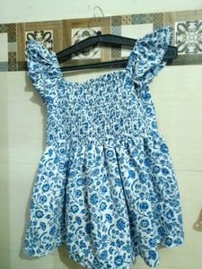 Floral Print peplum Top