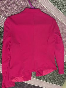 Vibrant Pink Blazer Jacket