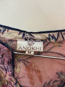 Pink Floral Print Kurta